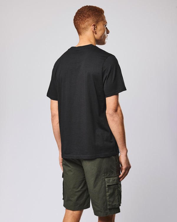Wansdown Grafik-T-Shirt Schwarz