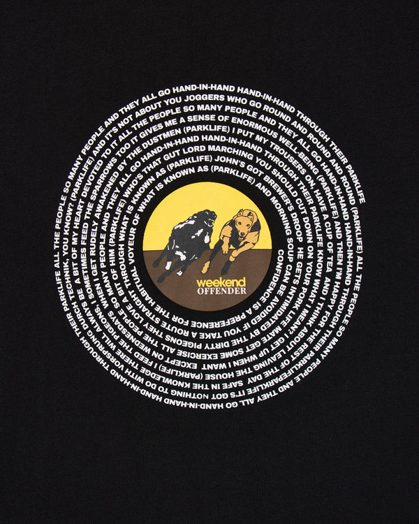 Wansdown Grafik-T-Shirt Schwarz