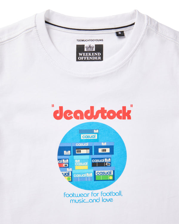 Deadstock Grafik-T-Shirt für Kinder in Weiß