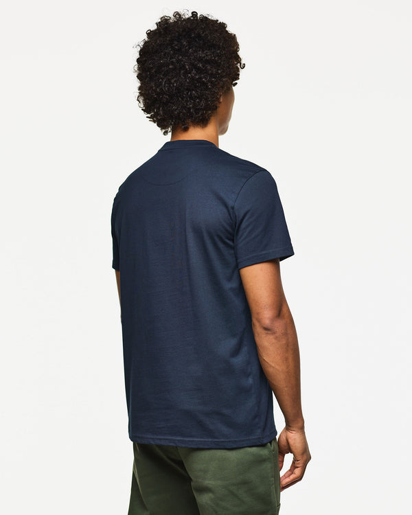 GSE Grafik-T-Shirt Marineblau