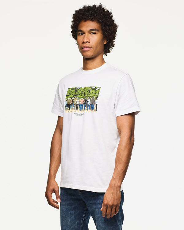 GSE Grafik-T-Shirt Weiß