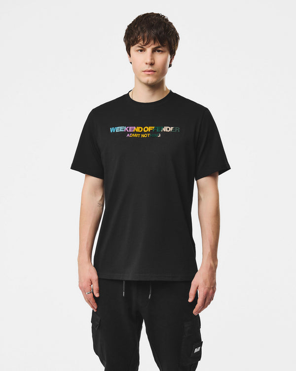 Hebdofin Graphic T-Shirt Schwarz