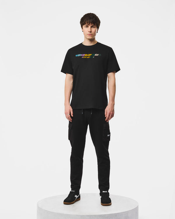 Hebdofin Graphic T-Shirt Schwarz