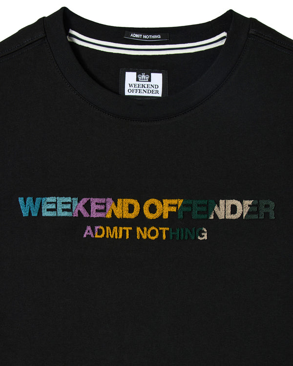 Hebdofin Graphic T-Shirt Schwarz