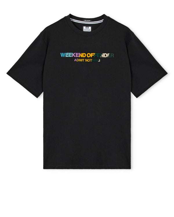 Hebdofin Graphic T-Shirt Schwarz
