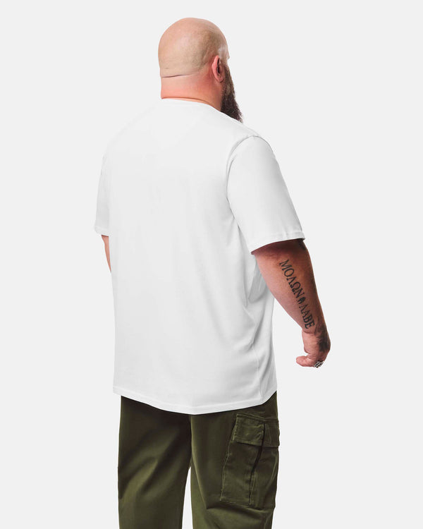 Große Größen – Imbibo Grafik-T-Shirt Weiß