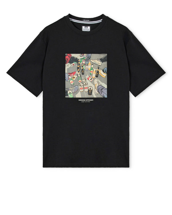 Imbibo Graphic T-Shirt Black