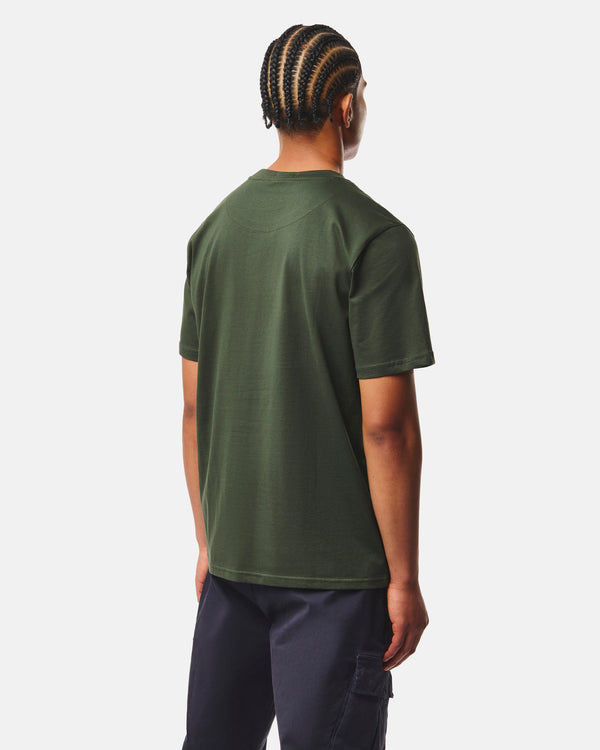 Pater Graphic T-Shirt Black Forest Green