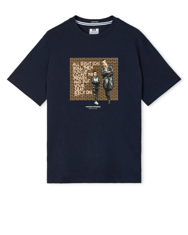 Pater Graphic T-Shirt Navy