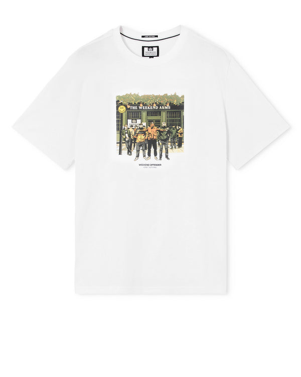 Taberna Graphic T-Shirt White
