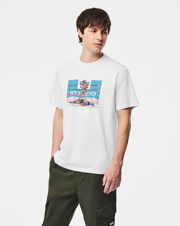T-shirt grafica Summus Bianca