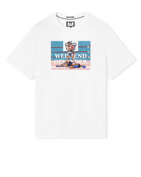 T-shirt grafica Summus Bianca