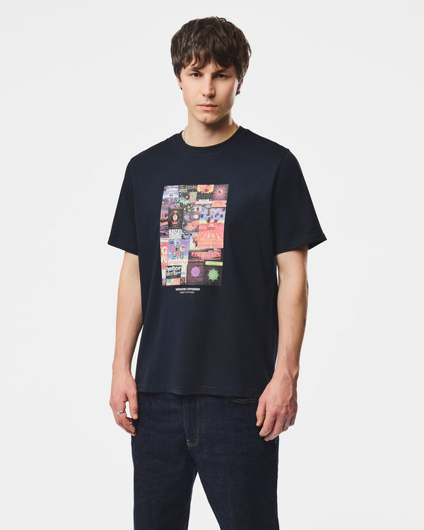 Saltatio Graphic T-Shirt Navy