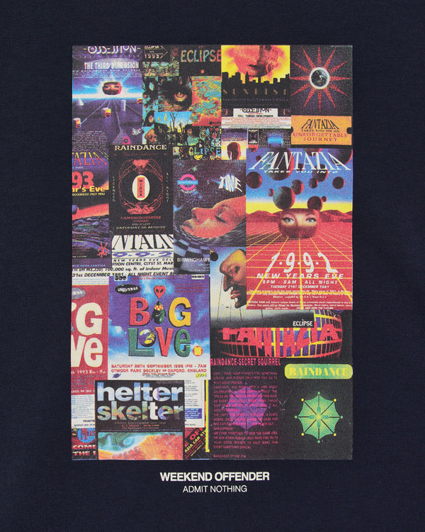Saltatio Graphic T-Shirt Navy