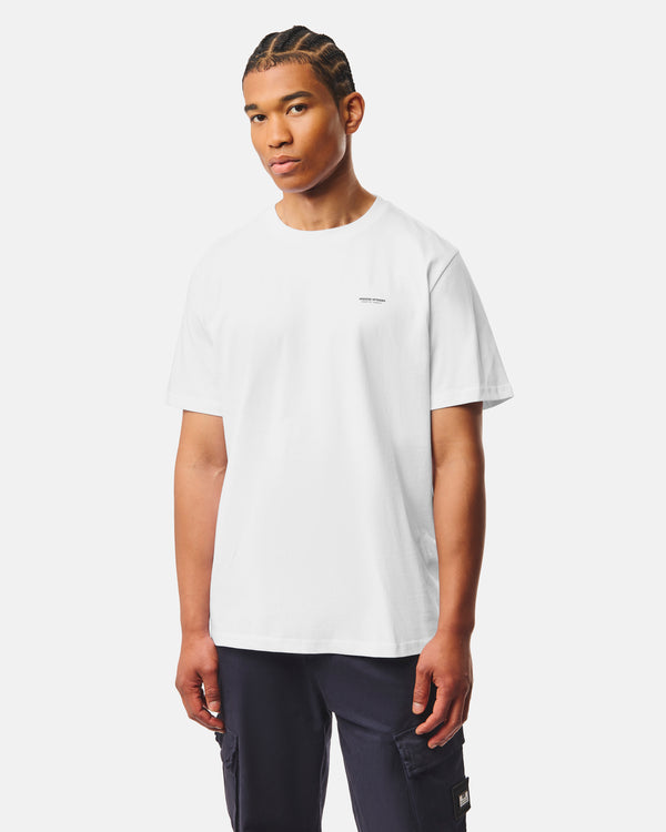 T-shirt con grafica scogliera bianca