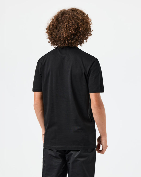 Maglietta grafica Supernova nera/blu