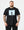 Taglie forti - Maglietta grafica Supernova nera/blu