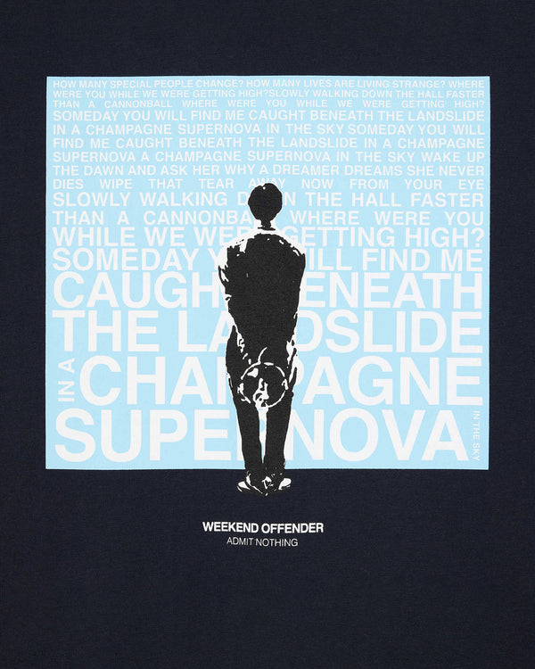 Taglie forti - Maglietta grafica Supernova blu navy/blu