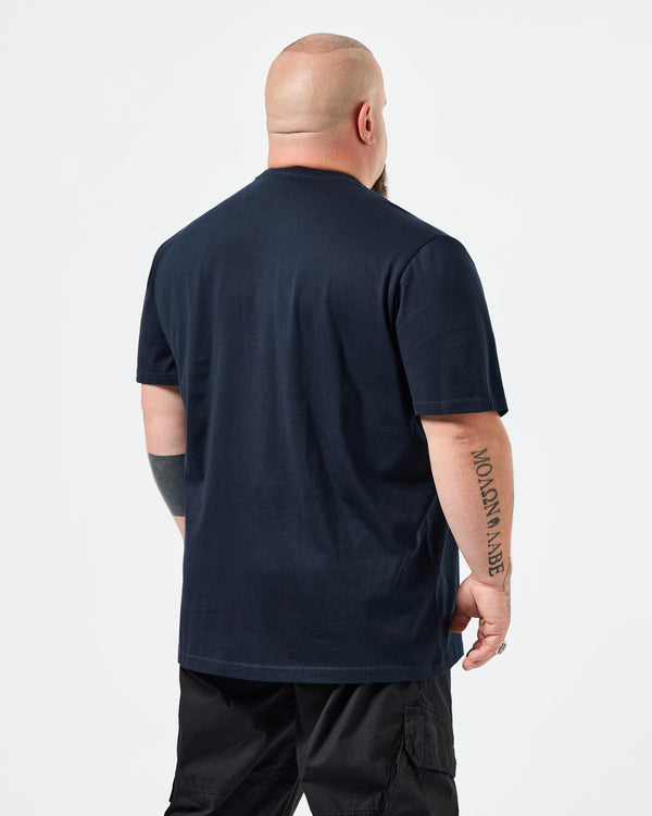 Taglie forti - Maglietta grafica Supernova blu navy/blu