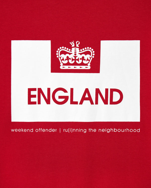 T-Shirt England Landesserie Rot