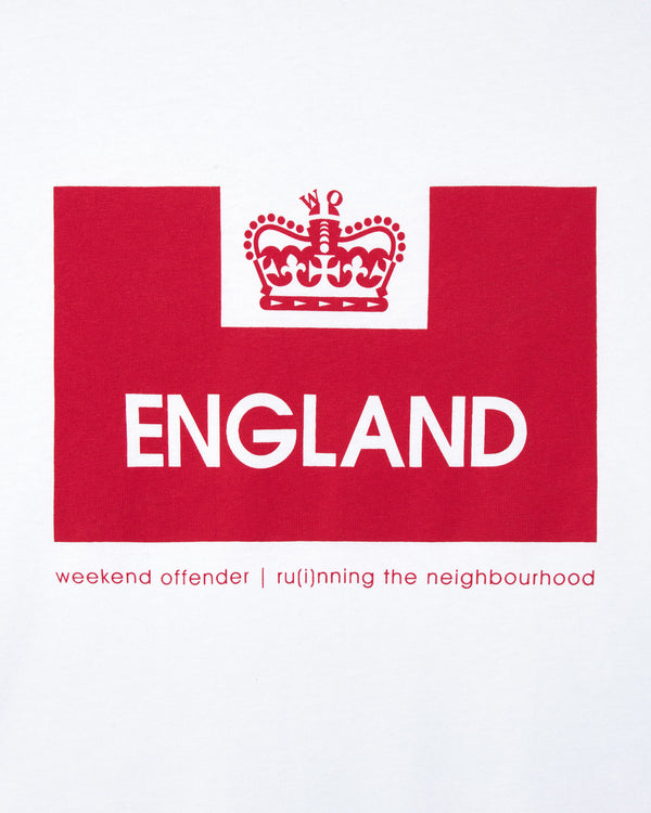 Plus Size - Country Series England T-Shirt White