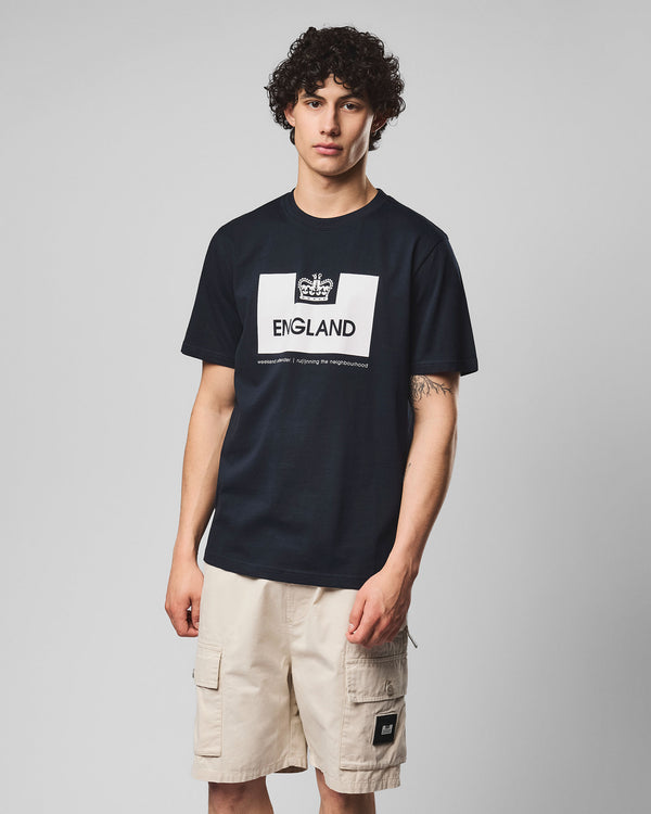 Country Series England T-Shirt Navy