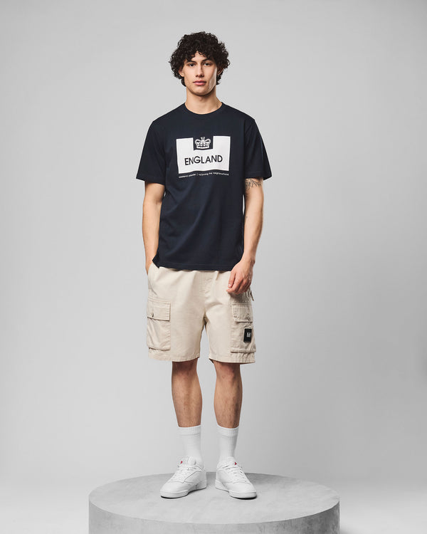Country Series England T-Shirt Navy