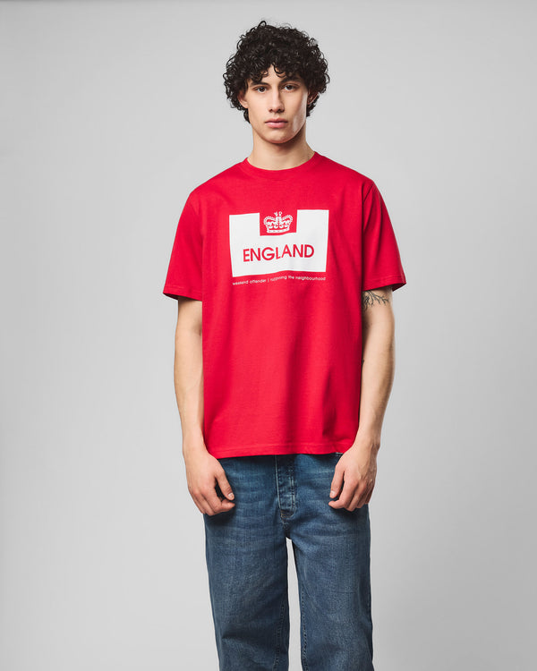 T-Shirt England Landesserie Rot