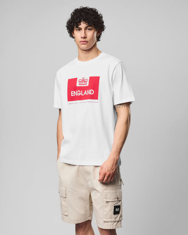 Country Series England T-Shirt White