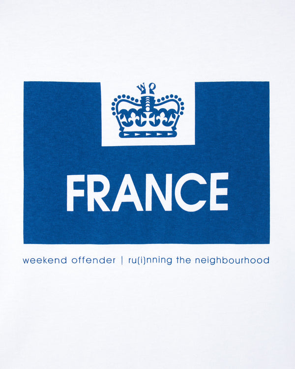 Länderserie Frankreich T-Shirt Weiß