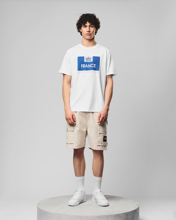 Länderserie Frankreich T-Shirt Weiß