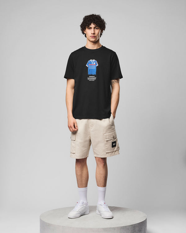 Zidane Grafik T-Shirt Schwarz
