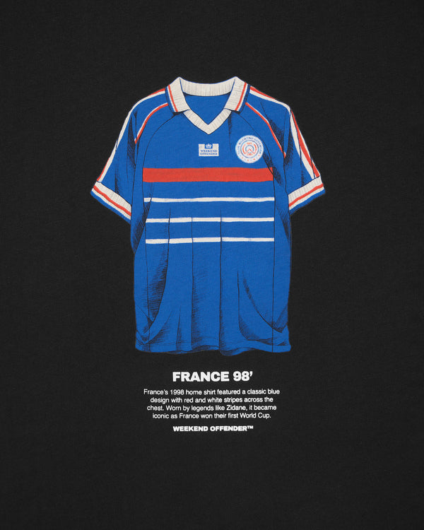 Zidane Grafik T-Shirt Schwarz
