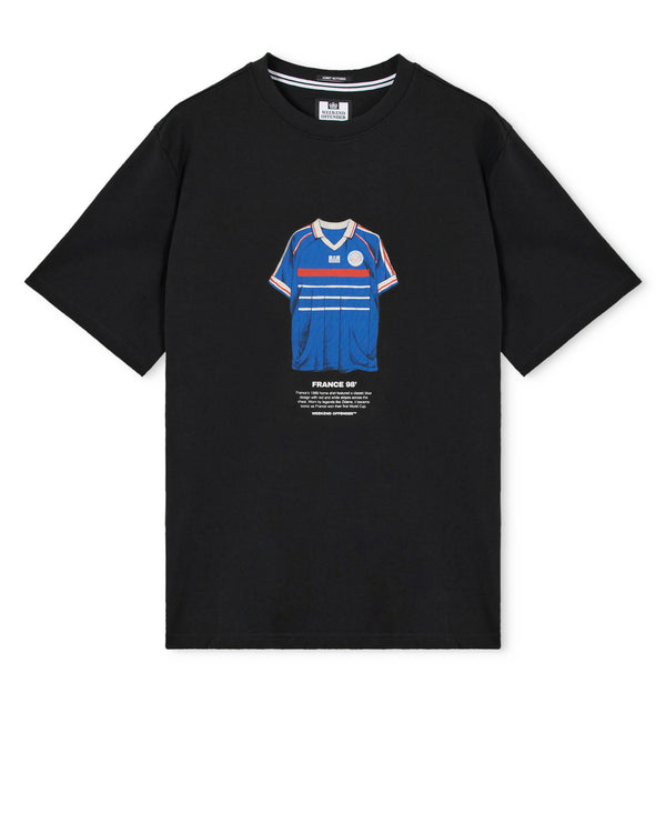 Zidane Grafik T-Shirt Schwarz