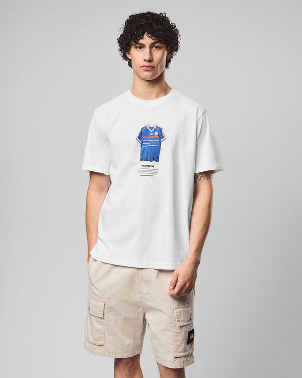 Zidane Grafik-T-Shirt Weiß