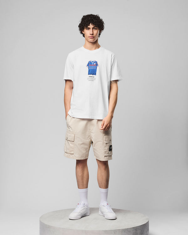 Zidane Grafik-T-Shirt Weiß