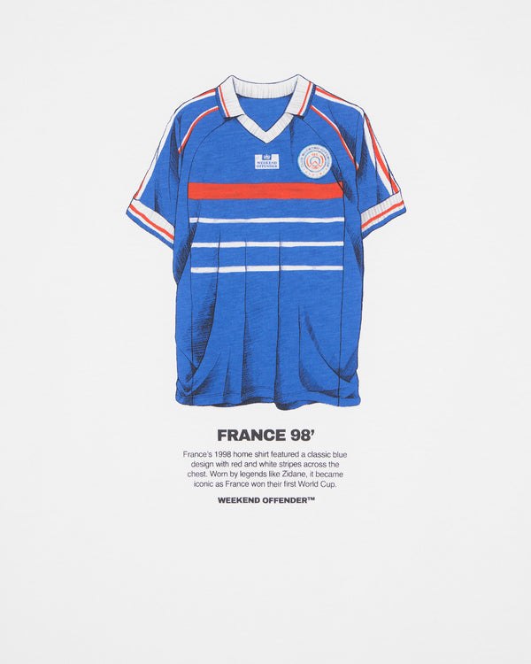 Zidane Grafik-T-Shirt Weiß