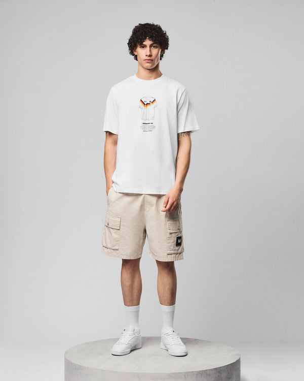 Klinsmann Grafik-T-Shirt Weiß