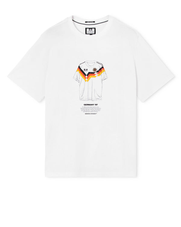Klinsmann Grafik-T-Shirt Weiß
