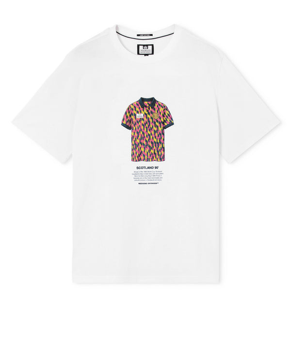 Große Größen – McCoist Grafik-T-Shirt Weiß