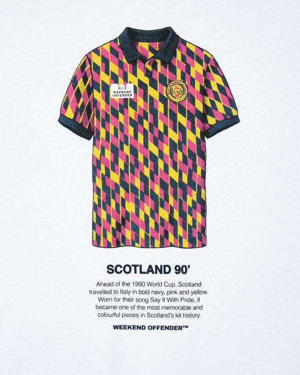 Große Größen – McCoist Grafik-T-Shirt Weiß