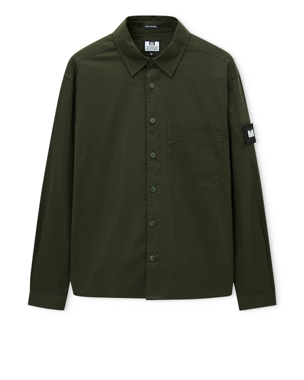 Lydden Shirt Black Forest Green