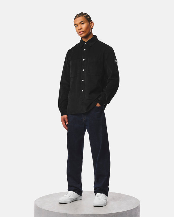 Erding Cord Shirt Black