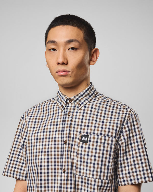 Joyce Short Sleeve Shirt Mid House Check