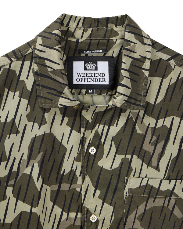 Monuriki Shirt Castle Green Rain Camo