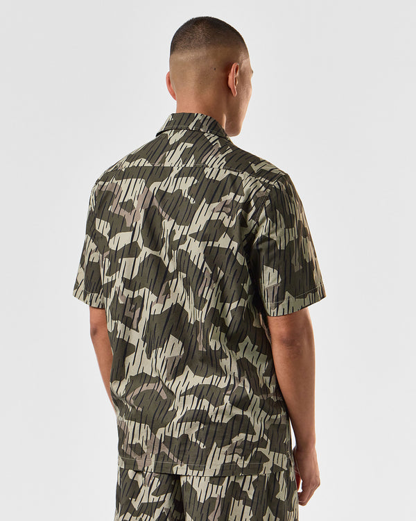 Monuriki Shirt Castle Green Rain Camo