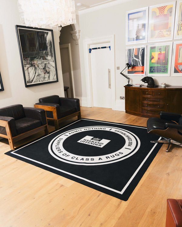 Large Rug Black