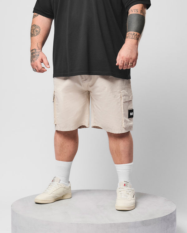Taglie Forti - Pantaloncini Cargo Mascia Cemento