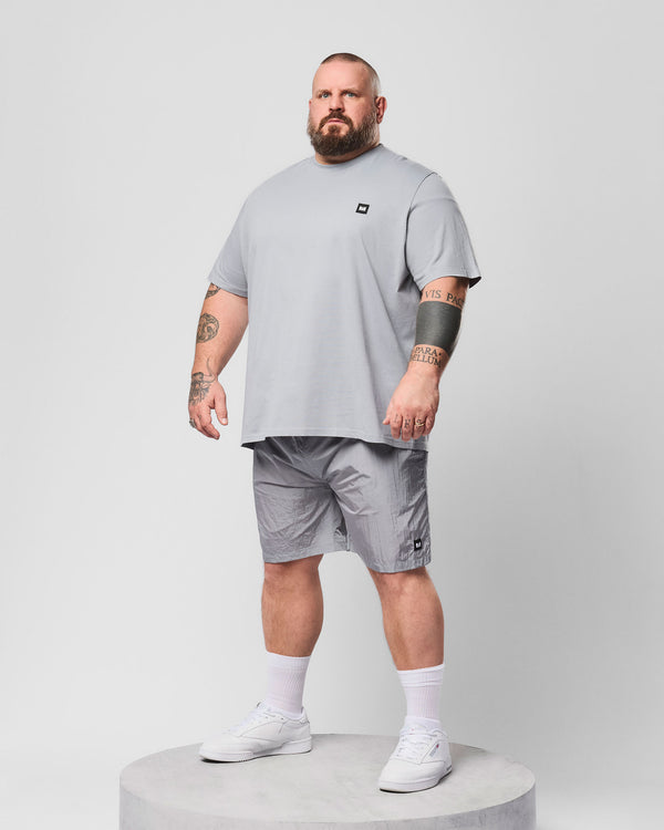 Taglie forti - Pantaloncini da bagno Stacks grigio fumo