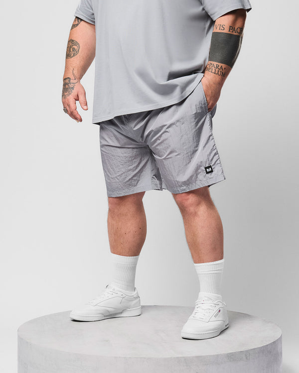 Taglie forti - Pantaloncini da bagno Stacks grigio fumo